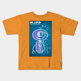 BLURB Technical Blueprint Kids T-Shirt